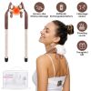 Human-Like Neck Massager With Heat Cordless Neck Massager for Pain Relief Deep Tissue Shiatsu Massager for for Neck Shoulders Back Legs