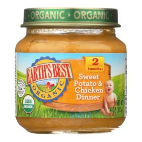 Earth's Best - Dinnrsweet Pot & Chick - Case Of 10-4 Oz
