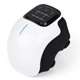 Smart Knee Massager - Wireless Electric Knee Massage Wrap with Pulse Technology, Heat Compress, 15 Intensity Levels & Adjustable Velcro Strap for Home