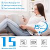 Electric Cervical Neck Massager with Hot Compress, 6 Modes 20 Levels Cordless Neck Pain Relief8-Head Electric Neck Massager with Heat