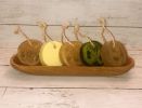 Artisanal Loofah Soap Bar Collection by BeNat - Natural Exfoliating and Cleansing Handmade Soaps with Chamomile, Honey, Oatmeal