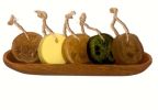 Artisanal Loofah Soap Bar Collection by BeNat - Natural Exfoliating and Cleansing Handmade Soaps with Chamomile, Honey, Oatmeal