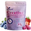 Creatine monohydrate gummies, 5 grams per serving, sugar-free creatine gummies, suitable for workouts, strength, cognitive health, and muscle support