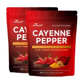Chili pepper softgel supplement to support leg vein, heart, and vascular health. Contains vitamins C, D3, and K2, as well as extracts of grape seed (QTY: 2 PCS)
