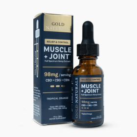 Muscle & Joint Relief Hemp Tincture – Full-Spectrum CBD + CBG + CBN - Fast-Acting Pain Support, Recovery Boost, Natural Comfort Formula (Strength: Heavy, size: 30 ML)