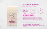 All-Natural Deodorants for Kids & Teens. 24-Hour Odor Protection, Hypoallergenic Stick Aluminum-Free Deodorant