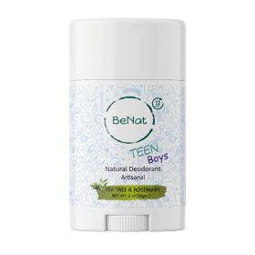 All-Natural Deodorants for Kids & Teens. 24-Hour Odor Protection, Hypoallergenic Stick Aluminum-Free Deodorant (OPTIONS: Teen Boys)
