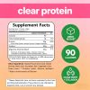 WINYEL Nutrition Clear Protein Collagen Peptides, Raspberry Lemonade, 20g Protein, Zero Sugar, Grass-Fed Whey, 250g