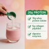 WINYEL Nutrition Clear Protein Collagen Peptides, Raspberry Lemonade, 20g Protein, Zero Sugar, Grass-Fed Whey, 250g