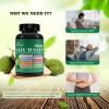 Soursop supplement containing 20 herbal extracts including seaweed, lion's mane mushroom, turmeric, black seed oil, oregano, and mullein