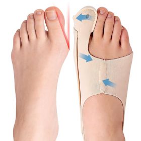 Bunion Corrector for Men and Women, Adjustable Big Toe Straightener & Alignment Splint for Hallux Valgus Pain Relief, Day and Night Support (size: large)