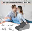 Intimacy Support Wedge Pillow for Couples, Memory Foam Positioning Cushion for Back, Neck & Waist Pain Relief with Washable Cover