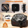 Fast Heating Hookah Coal Heater 500W - 5 Temperature Gears, Safe Thermostat Design, Rust-Resistant Stainless Steel
