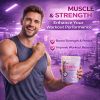 Creatine monohydrate gummies, 5 grams per serving, sugar-free creatine gummies, suitable for workouts, strength, cognitive health, and muscle support
